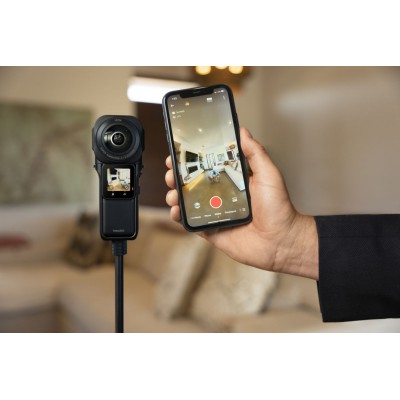 Insta360 ONE RS 1 Inch 360 Edition 360 Dual-lens camera with 1-inch Sensors Co-engineered with Leica