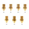 CREALITY MK8 Nozzles Kit (24 pcs) 0.2mm*2, 0.3mm *2, 0.4mm*12, 0.5mm*2, 0.6mm *2, 0.8mm*2, 1.0mm*2