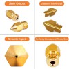 CREALITY MK8 Nozzles Kit (24 pcs) 0.2mm*2, 0.3mm *2, 0.4mm*12, 0.5mm*2, 0.6mm *2, 0.8mm*2, 1.0mm*2