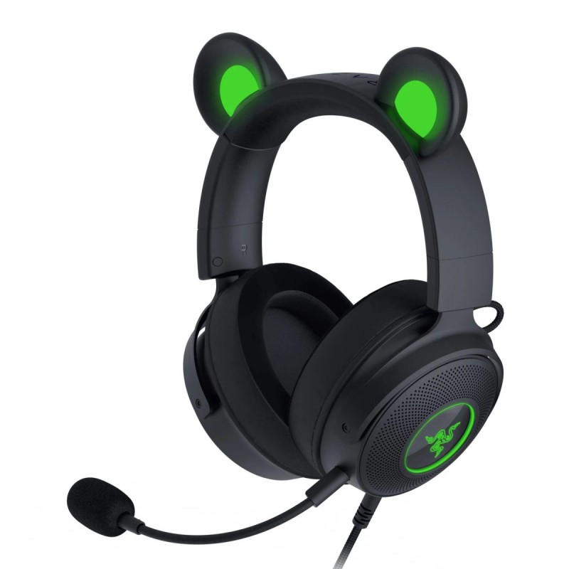 Razer KRAKEN KITTY V2 PRO - Black - RGB - USB 7.1 Gaming Headset - Kitty, Bear, Bunny Ears