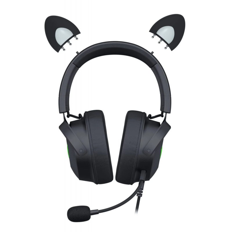 Razer KRAKEN KITTY V2 PRO - Black - RGB - USB 7.1 Gaming Headset - Kitty, Bear, Bunny Ears