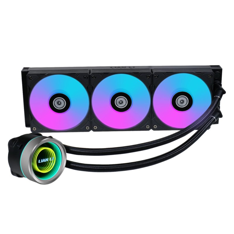 Lian Li Galahad II Trinity 360 Black - AIO GPU Liquid Cooler  with ARGB Fans