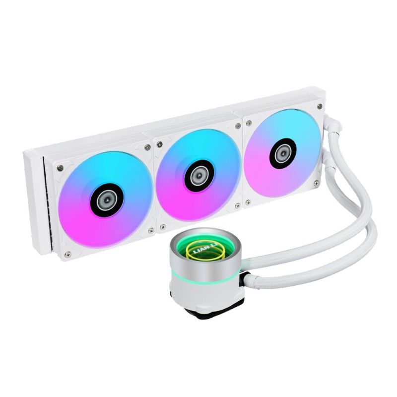 Lian Li Galahad II Trinity 360 White - AIO GPU Liquid Cooler  with ARGB Fans