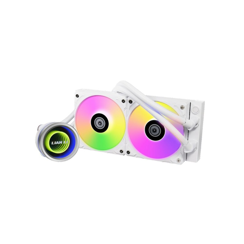 Lian Li Galahad II Trinity 240 White - AIO GPU Liquid Cooler  with ARGB Fans