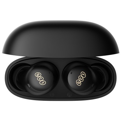 QCY HT07 ArcBuds TWS Black - ANC Music Earbuds, 40dB 6 microphone ANC & PNC, 32h battery