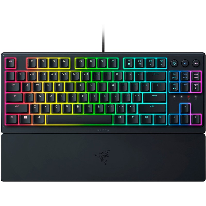 RAZER ORNATA V3 TENKEYLESS - Mecha Membrane Gaming Keyboard - Low Profile - UV COATED KEYCAPS - US