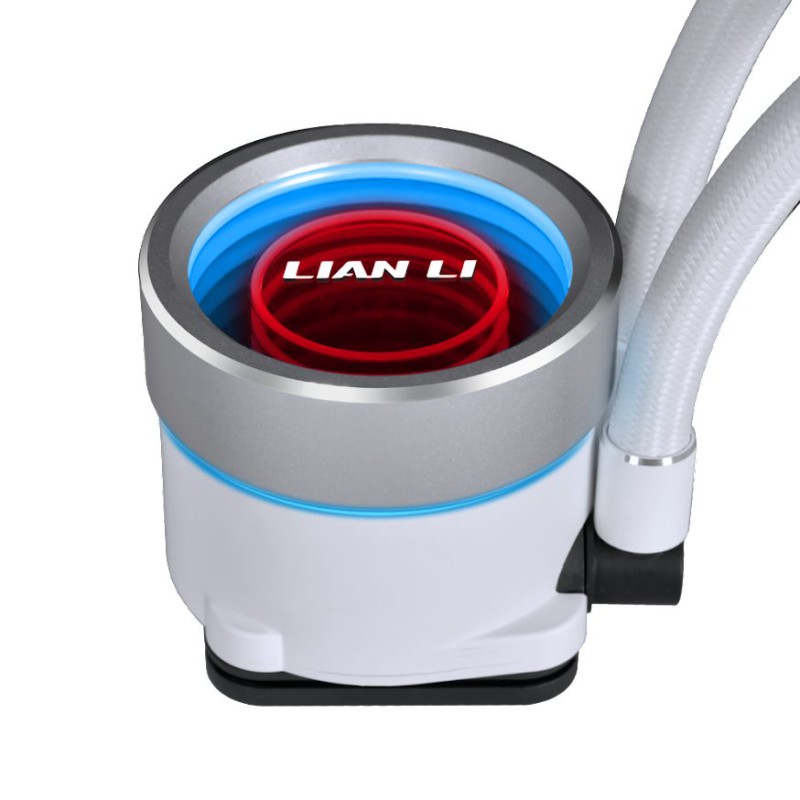 Lian Li Galahad II Trinity 240 White - AIO GPU Liquid Cooler  with ARGB Fans