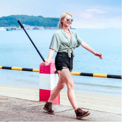 Insta360 Power Selfie Stick - 100CM Selfie Stick with a built-in 4500mAh battery that can remotely c