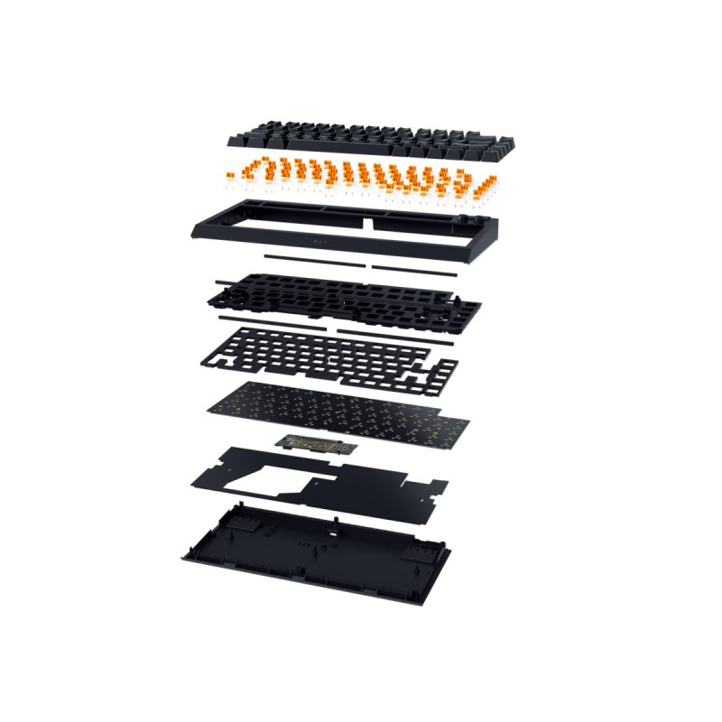 Razer BLACKWIDOW V4 75% - Mechanical RGB Gaming Keyboard - Hot-Swappable - Orange Tactile Switches