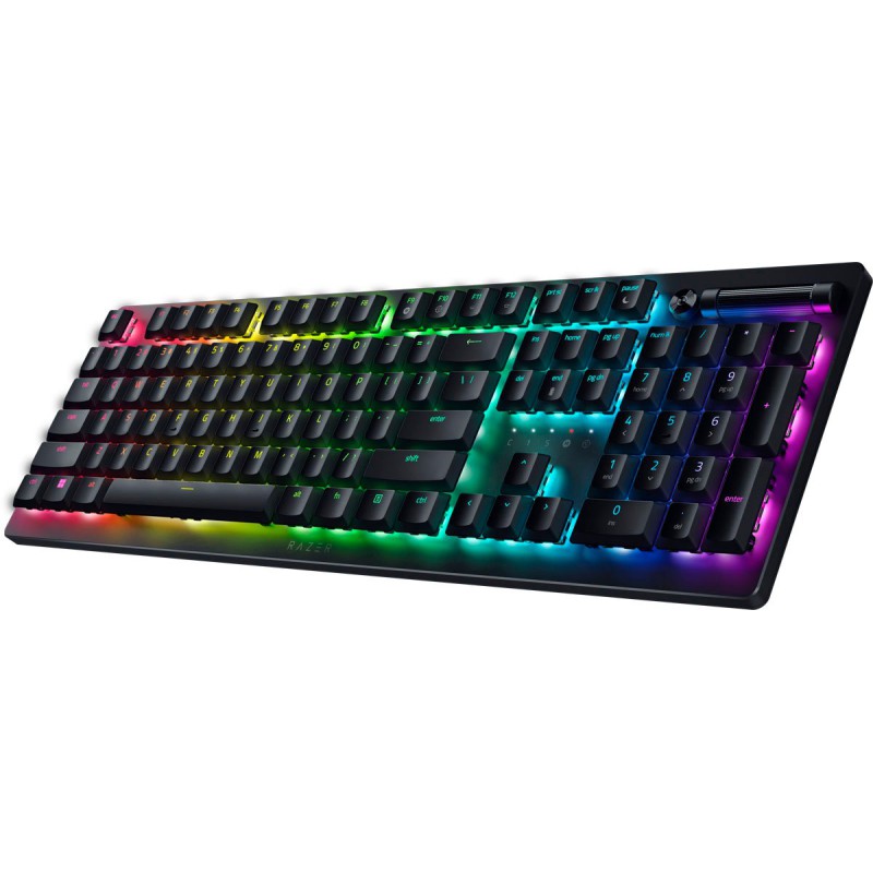Razer DEATHSTALKER V2 PRO - Clicky Purple - RGB Wireless Keyboard - Low-Profile Optical - 40 Hr Batt