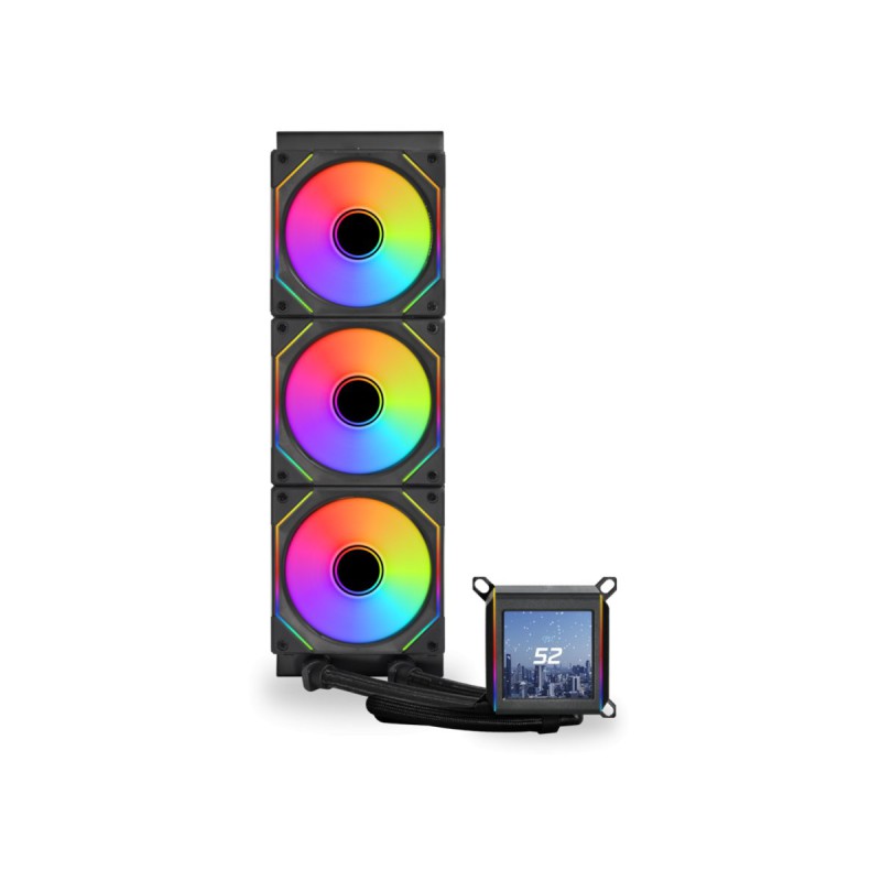 Lian Li Galahad II LCD 360 SL-Inf Black - AIO GPU Liquid Cooler  with ARGB INFINITY Fans