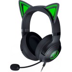 Razer KRAKEN KITTY V2 - Black - RGB - USB 7.1 Gaming Headset - Kitty Ears - PC / PS5 / SWITCH