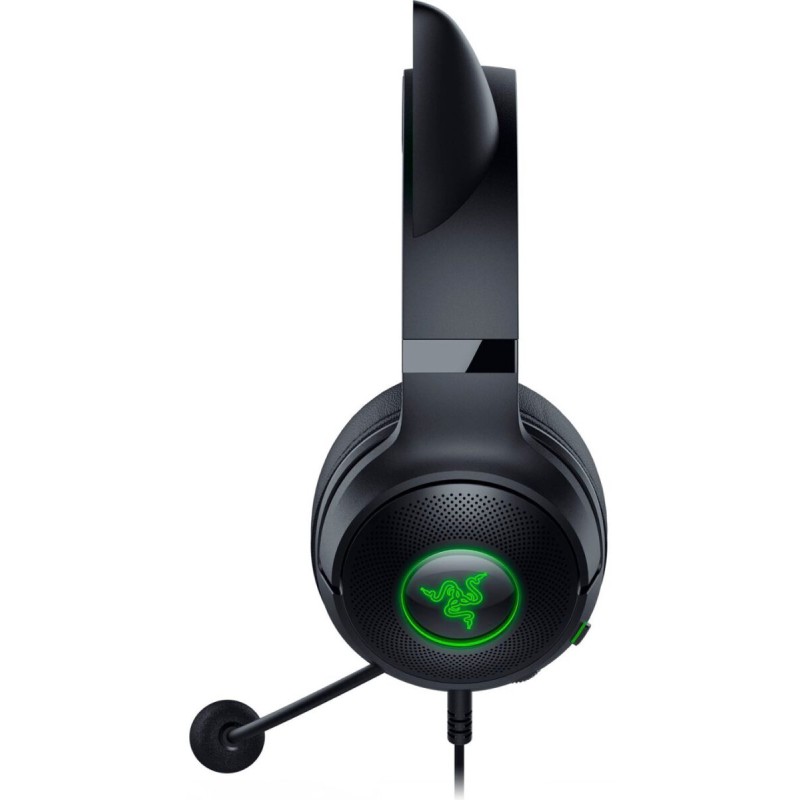 Razer KRAKEN KITTY V2 - Black - RGB - USB 7.1 Gaming Headset - Kitty Ears - PC / PS5 / SWITCH