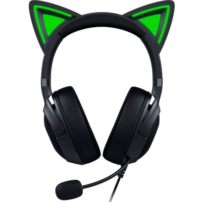 Razer KRAKEN KITTY V2 - Black - RGB - USB 7.1 Gaming Headset - Kitty Ears - PC / PS5 / SWITCH