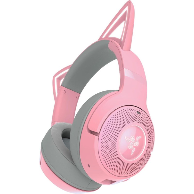 Razer KRAKEN KITTY V2 BT - Quartz - RGB - 7.1 Gaming Headset - Kitty Ears - Bluetooth 5.2