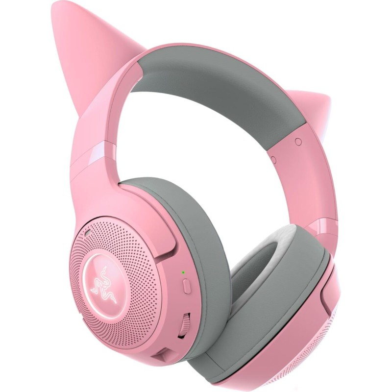 Razer KRAKEN KITTY V2 BT - Quartz - RGB - 7.1 Gaming Headset - Kitty Ears - Bluetooth 5.2