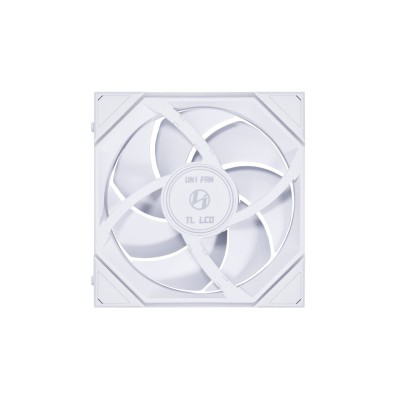 Lian Li UNIFAN TL LCD 140 -1PCS Reverse White - Case Fan