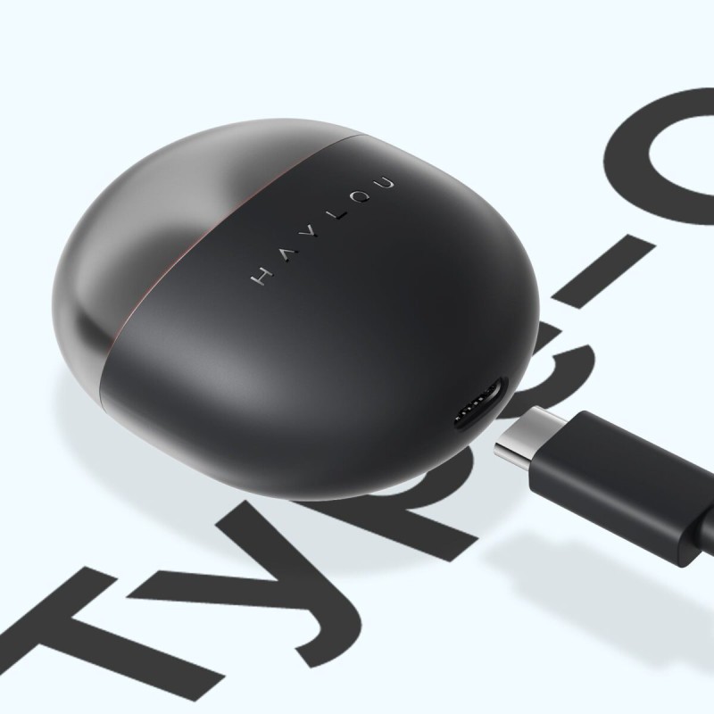 Haylou X1 Neo Black - Bluetooth TWS Semi-Ear Earbuds BT3.5 20h 0,06s Low Latency IPX4 Waterproof