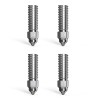CREALITY High Flow Nozzle Kit x4 - K1, K1 Max, Ender-3 V3 KE 2x0.4 1x0.6 1x0.8 steel chrom. zirc.
