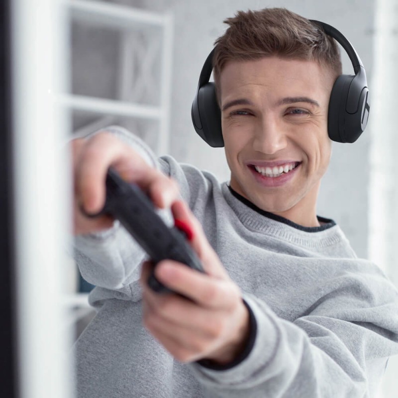 Haylou S35 ANC Blue BT Headphones - 60h 40mm dynamic drivers Dual Connection BT5.2 & 3.5mm