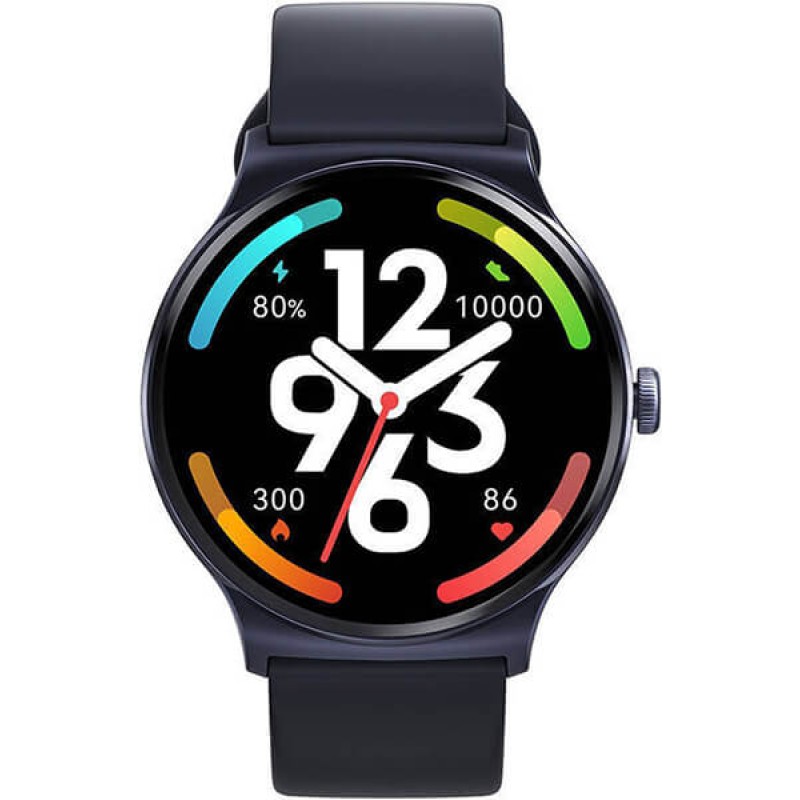 Haylou Solar Lite Black-Blue Smart Watch Metal 1,38 TFT Screen 20 days BT5.3 IP68 Waterproof
