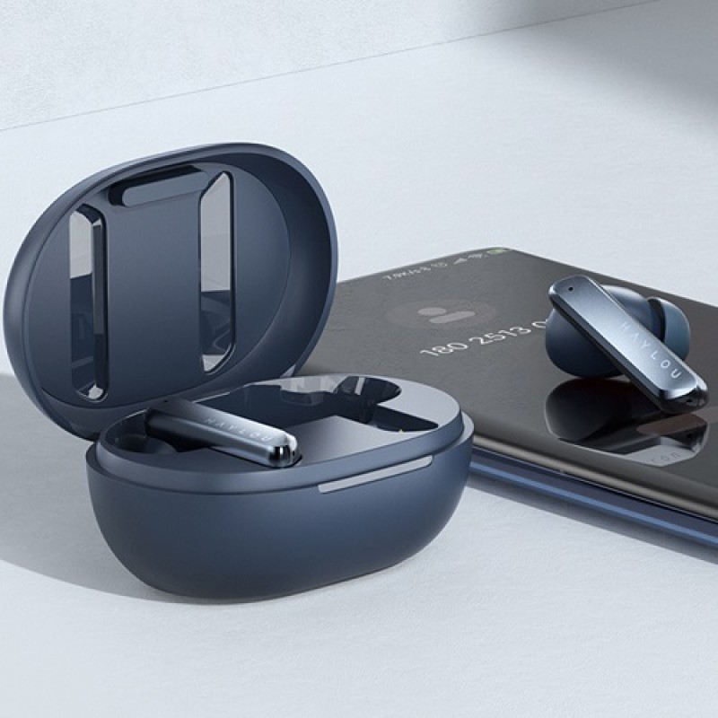 Haylou W1 Blue - Bluetooth TWS In-Ear Earbuds Qualcomm 3040  AAC/SBC/aptX 2mic ENC IPX4 Waterproof