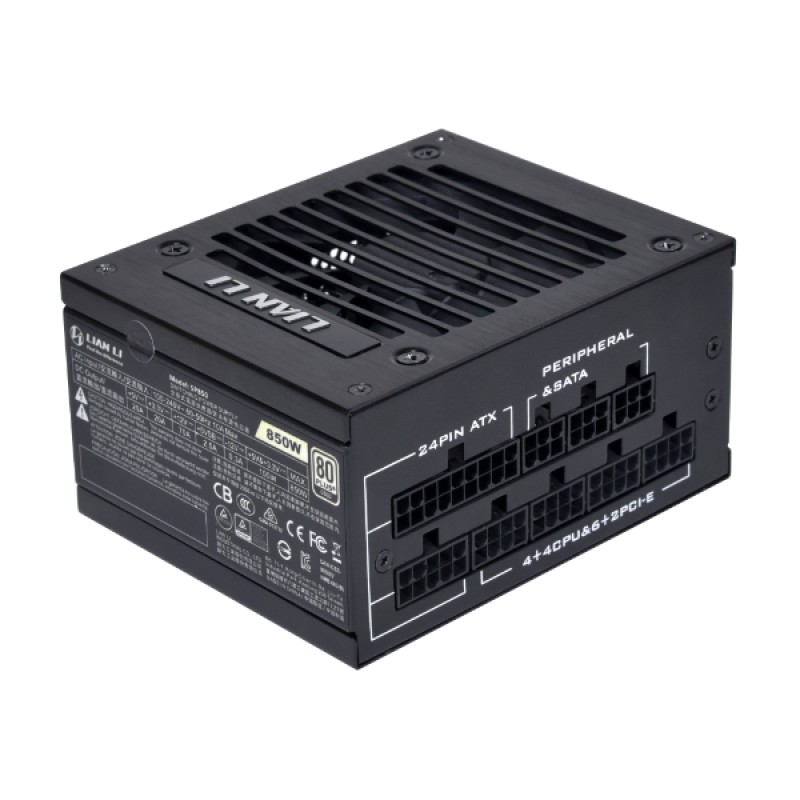 Lian Li SP850 PSU-EU BLACK 80+ GOLD, FULLY MODULAR SFX 850w PSU