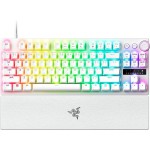 Razer HUNTSMAN V3 PRO TENKEYLESS WHITE ANALOG - Optical Gaming Keyboard - Rapid Trigger - US Layout