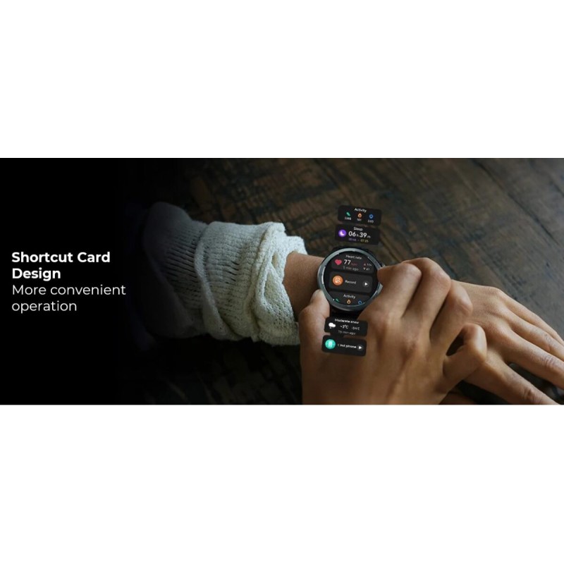 Haylou Solar Neo Silver - Smart Call Watch 1,53 TFT Screen BT5.3 IP68 Waterproof SOS Emergency Call