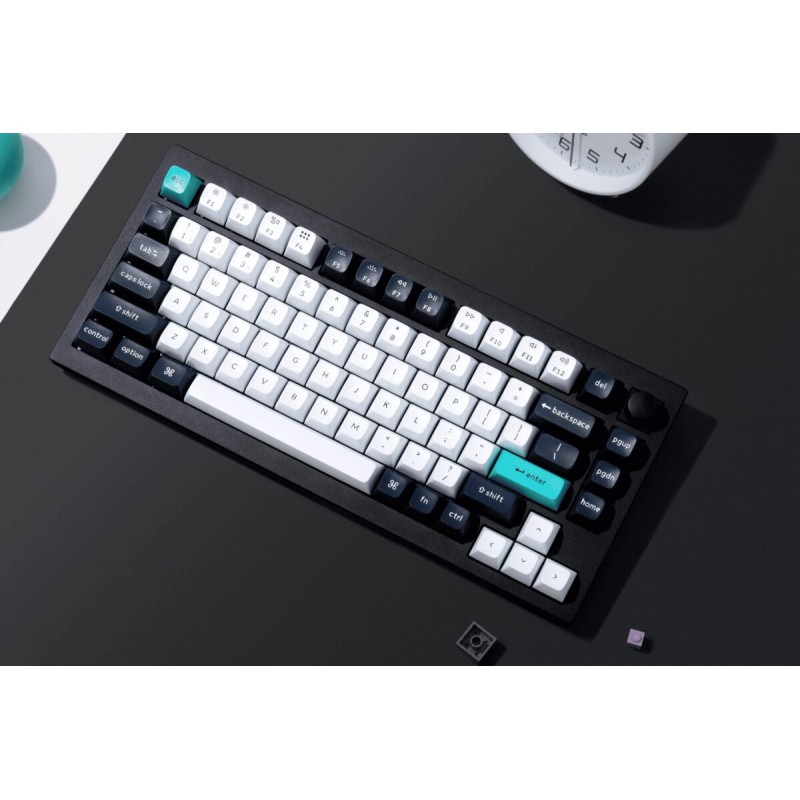 Keychron Q1 Max (Q1M-M1) QMK/VIA Wireless Custom Mechanical Keyboard-Red Switch 75% US Layout