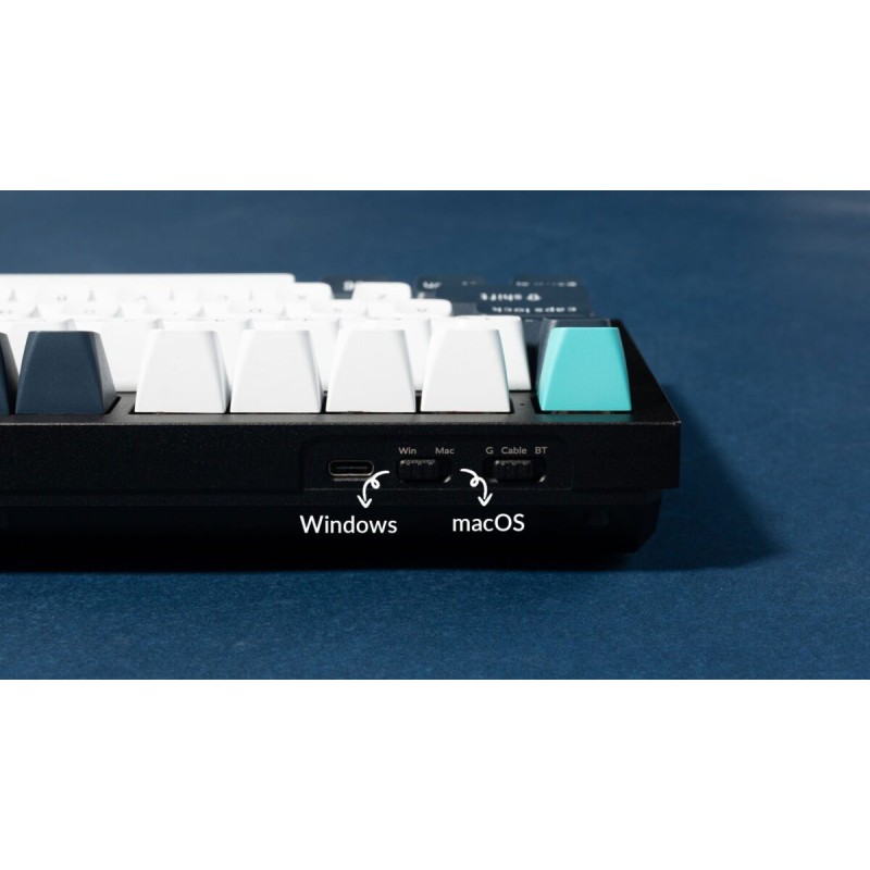 Keychron Q6 Max (Q6M-M4) QMK/VIA Wireless Custom Mechanical Keyboard-Banana Switch 100% US Lay
