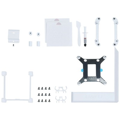 Lian Li HydroShift LCD 360 non RGB fan White - AIO CPU Liquid Cooler
