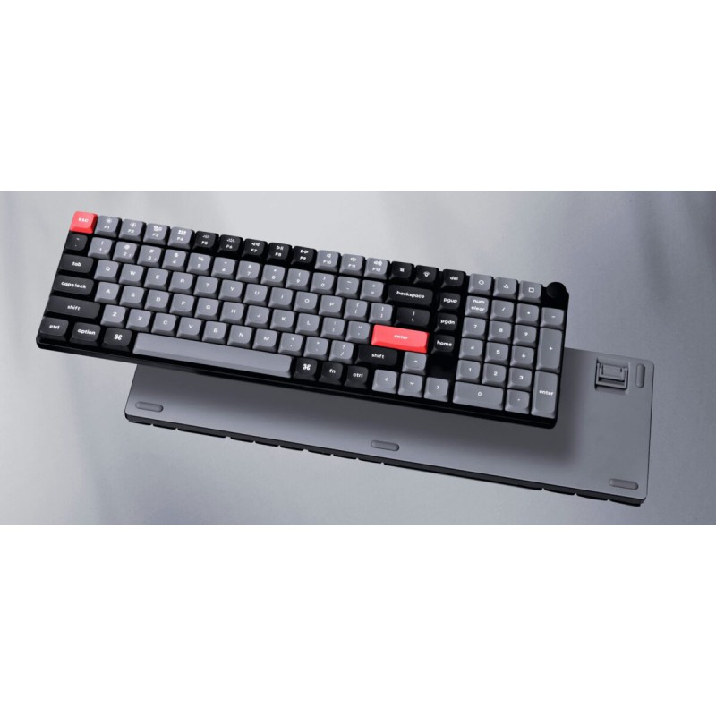 Keychron K17 Pro (K17P-H1) QMK/VIA Wireless Custom Mechanical Keyboard-Red Switch-Hot Swap-96% US