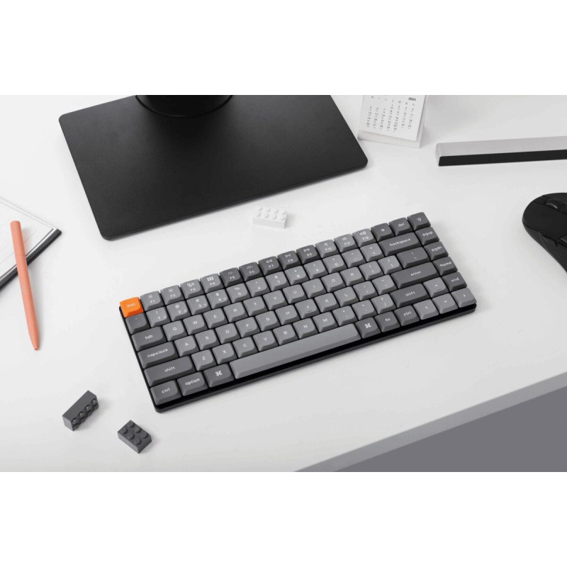 Keychron K3 Max (K3M-H1) QMK/VIA Wireless Custom Mechanical Keyboard-Red Switch Hot-Swappable 75% US