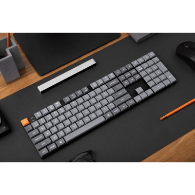 Keychron K5 Max (K5M-H3) QMK/VIA Wireless Custom Mechanical Keyboard-Brown Switch Hot-Swap 100% US