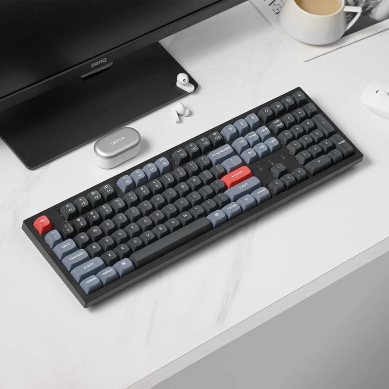 Keychron K10 Pro (K10P-H3) QMK/VIA Wireless Mechanical Keyboard-Brown Switch (Hot-Swappable) 100% US