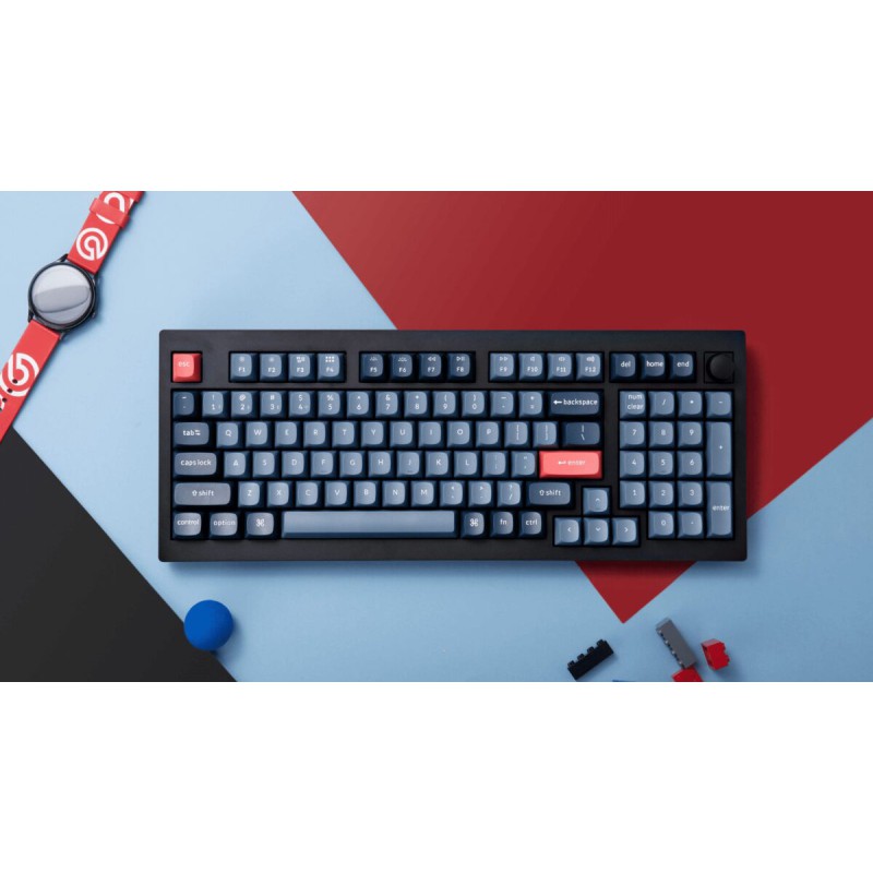 Keychron V5 Max QMK/VIA (V5M-D1) Wireless BT/2,4/Wired Custom Mechanical Keyboard Red Switch 96% US