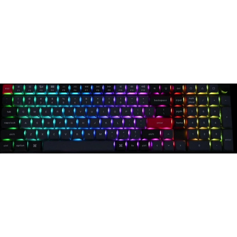 Keychron K17 Pro (K17P-H1) QMK/VIA Wireless Custom Mechanical Keyboard-Red Switch-Hot Swap-96% US