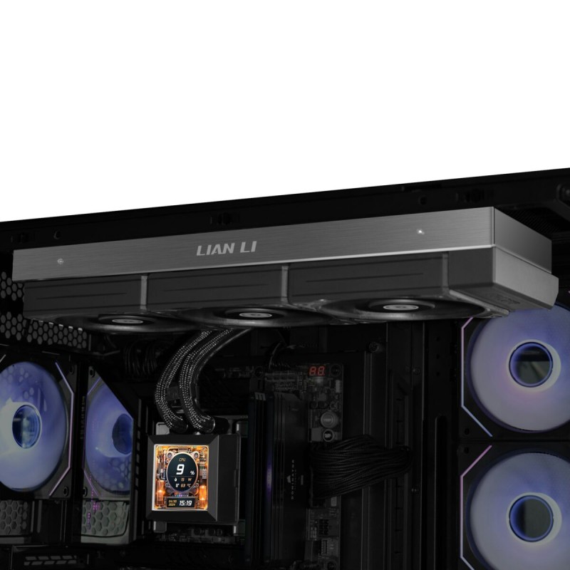 Lian Li HydroShift LCD 360 non RGB fan Black - AIO CPU Liquid Cooler