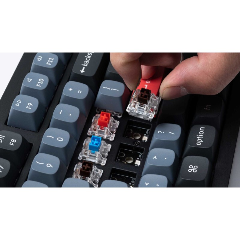 Keychron K10 Pro (K10P-H3) QMK/VIA Wireless Mechanical Keyboard-Brown Switch (Hot-Swappable) 100% US