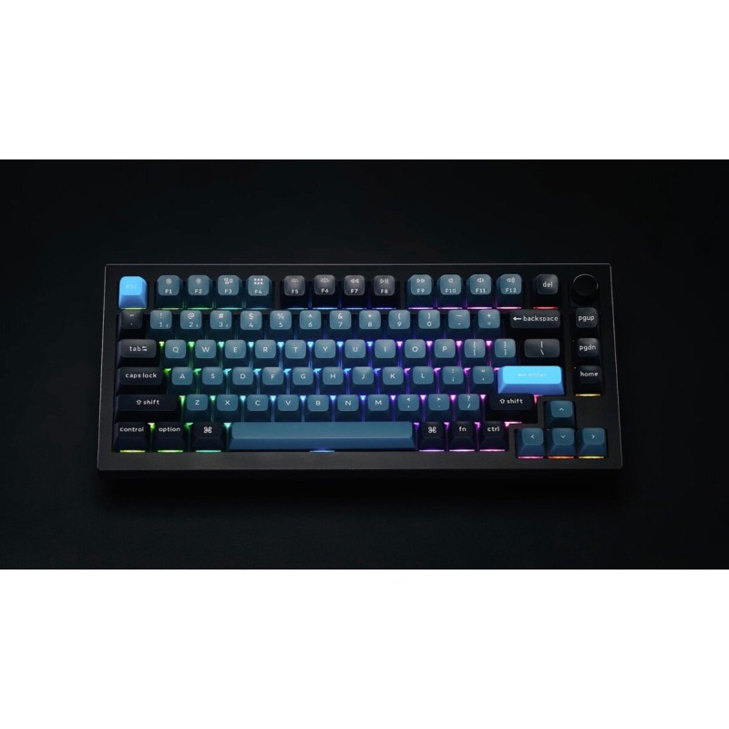 Keychron Q1 Pro (Q1P-M1) QMK/VIA Wireless Custom Mechanical Keyboard-Red Switch 75% US Layout