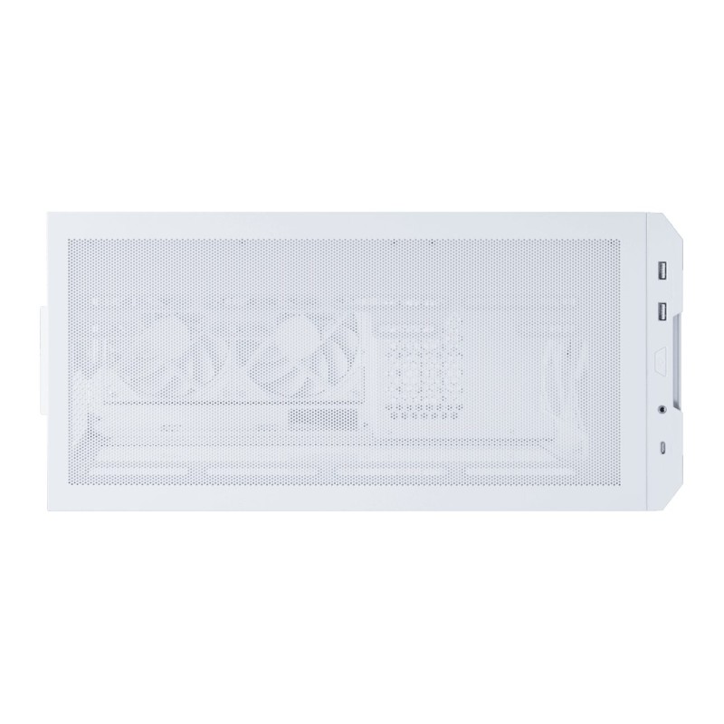Lian Li LANCOOL 207 White - ATX PC Case (4 FANS) 2 x front 140 ARGB PWM & 2  bottom 120 PWM reverse
