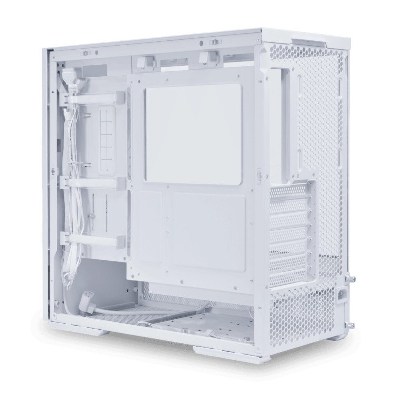 Lian Li LANCOOL 207 White - ATX PC Case (4 FANS) 2 x front 140 ARGB PWM & 2  bottom 120 PWM reverse