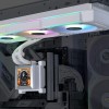 Lian Li HydroShift LCD 360 RGB fan White - AIO CPU Liquid Cooler  with ARGB Fans