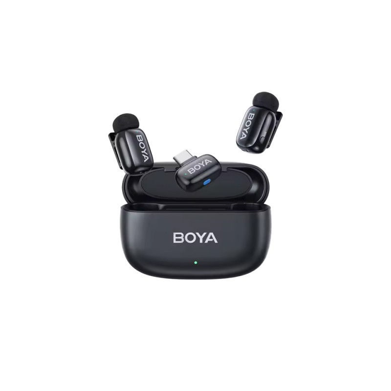 BOYA Mini Type-C - 2,4GHz 2mic Wireless Microphone with Charging Box