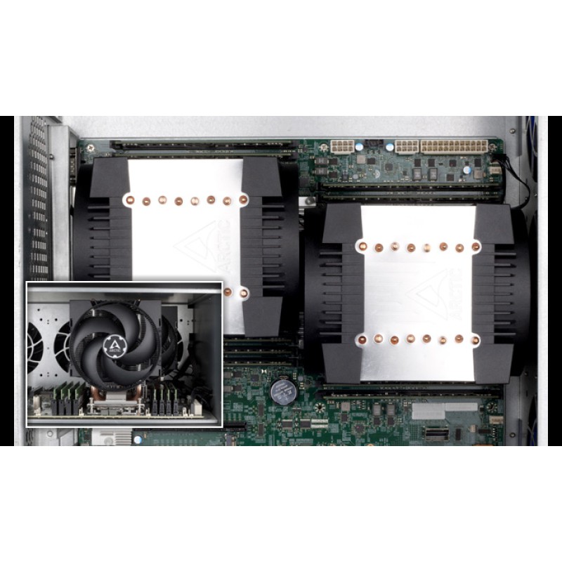 ARCTIC Freezer 4U-M Rev. 2 -Multicompatible CPU Server Cooler SP6 sTR5 SP3 TR4 sTRX4 sWRX8 4189 4677