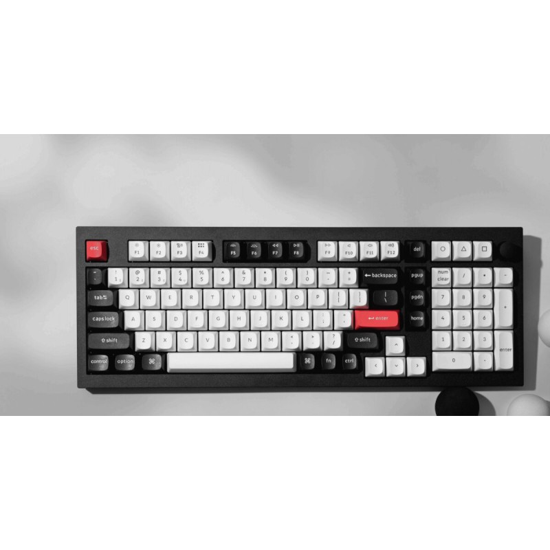 Keychron Q5 HE (Q5H-M1) QMK Wireless Custom Hall Effect Keyboard Purple Switch 96% US Layout