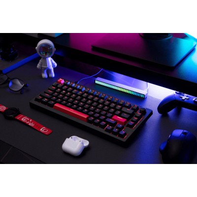 Lemokey X4 QMK (X4-A3) Wired Mechanical Keyboard 75% Brown Switch US Layout