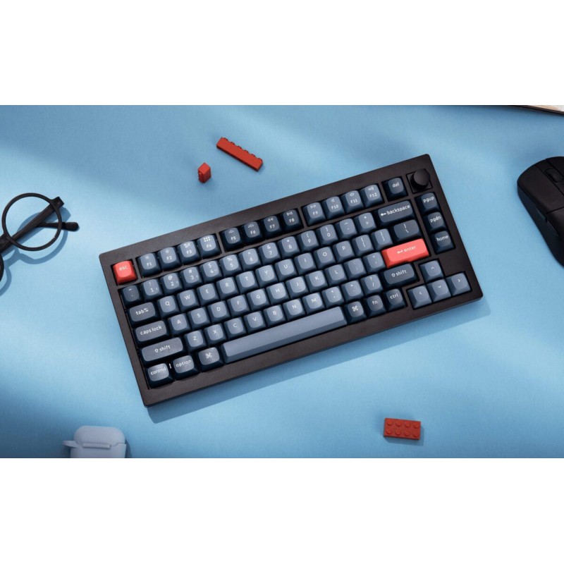 Keychron V1 Max (V1M-D3) QMK/VIA Wireless Custom Mechanical Keyboard Brown Switch RGB 75% US Lay