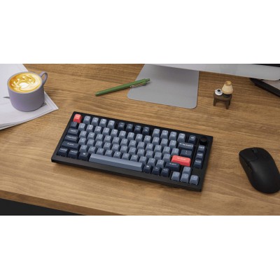 Keychron V1 Max (V1M-D1) QMK/VIA Wireless Custom Mechanical Keyboard Red Switch RGB 75% US Lay